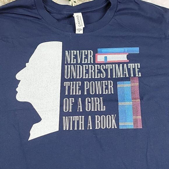 ‎Book Worm Novelty Tee Shirt[SIZE XL] - Picture 3 of 5